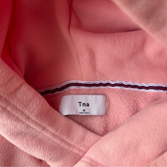 Aritzia TNA Pink Soft Comfort Fleece Lining Hoodie - Picture 7 of 15